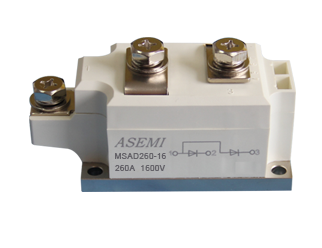 MSAD260-16,MSAD260-12,MSAD260-10,MSAD260-08,  ASEMI單臂共陽極整流模塊