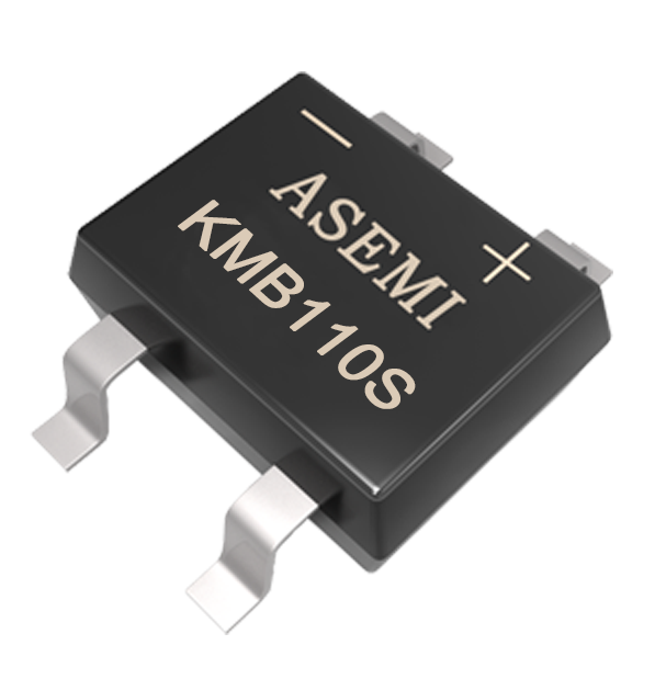 KMB110S/KMB14S/KMB16S，ASEMI貼片肖整流橋，薄體貼片小封裝用芯片，智能插座、電表設(shè)備適配整流橋