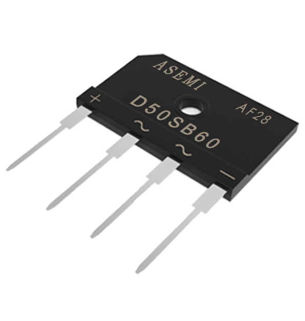 D50SB100,D50SB80，ASEMI整流橋，自帶散熱片控制溫升效果好，充電箱充電柜等電源設備首選整流橋 D50SB100