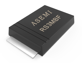 【RS3M-SMBF】RS3MBF/RS3KBF/RS3JBF/RS3GBF/RS3DBF, ASEMI快速恢復二極管